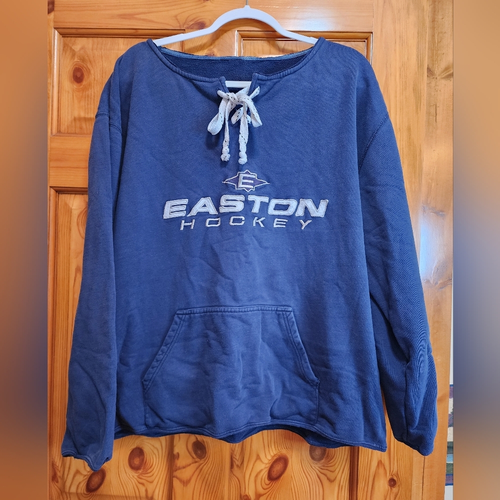 Vintage Easton Navy Blue Hockey Sweatshirt